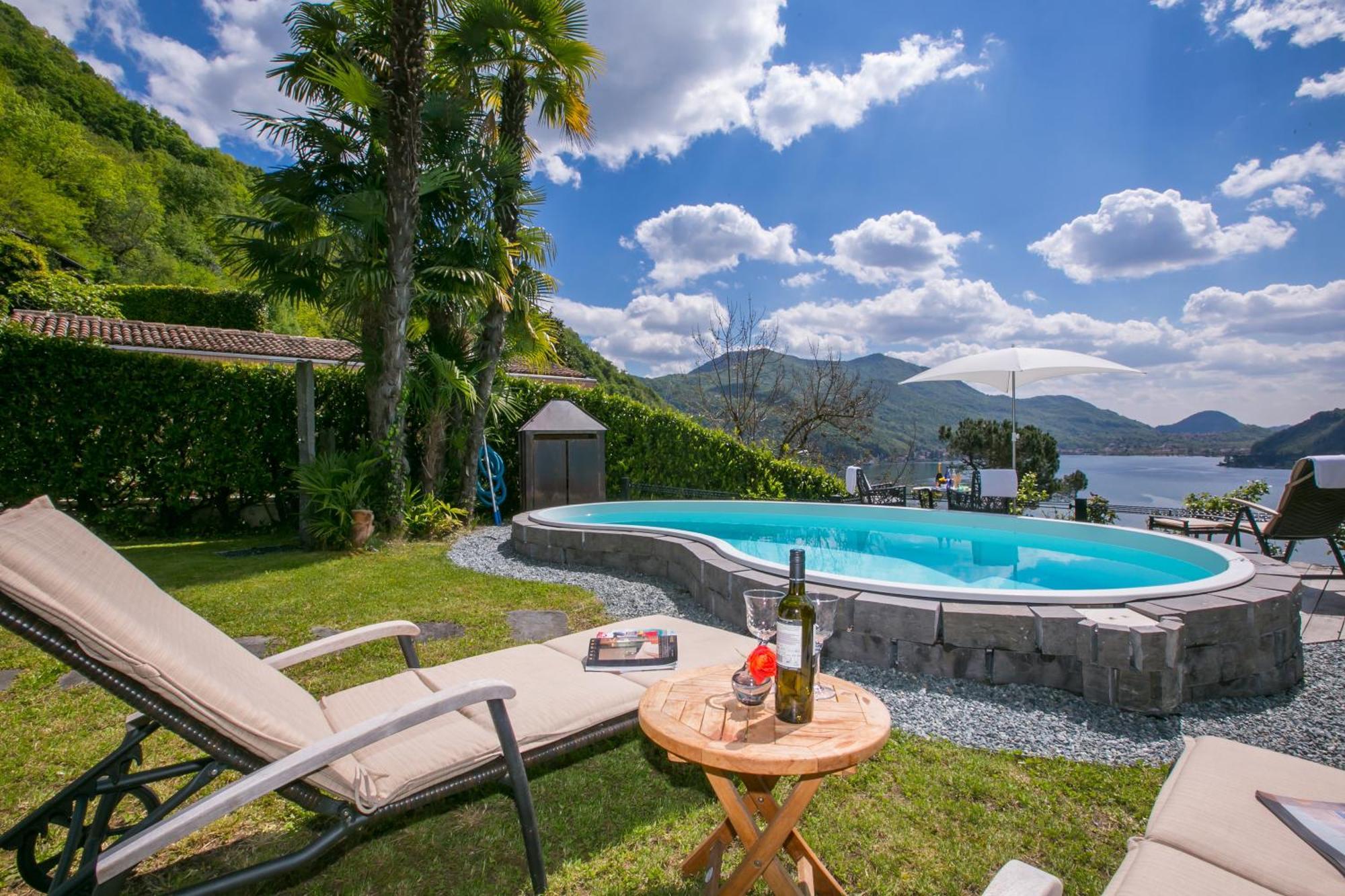 Morcote Magic View - Happy Rentals Eksteriør billede