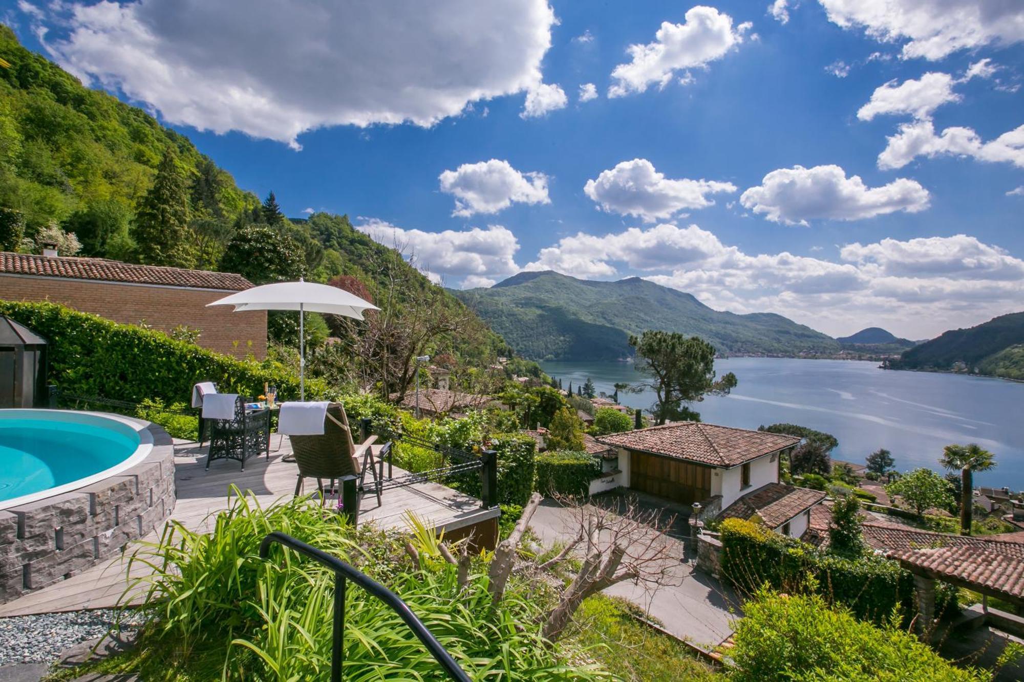 Morcote Magic View - Happy Rentals Eksteriør billede