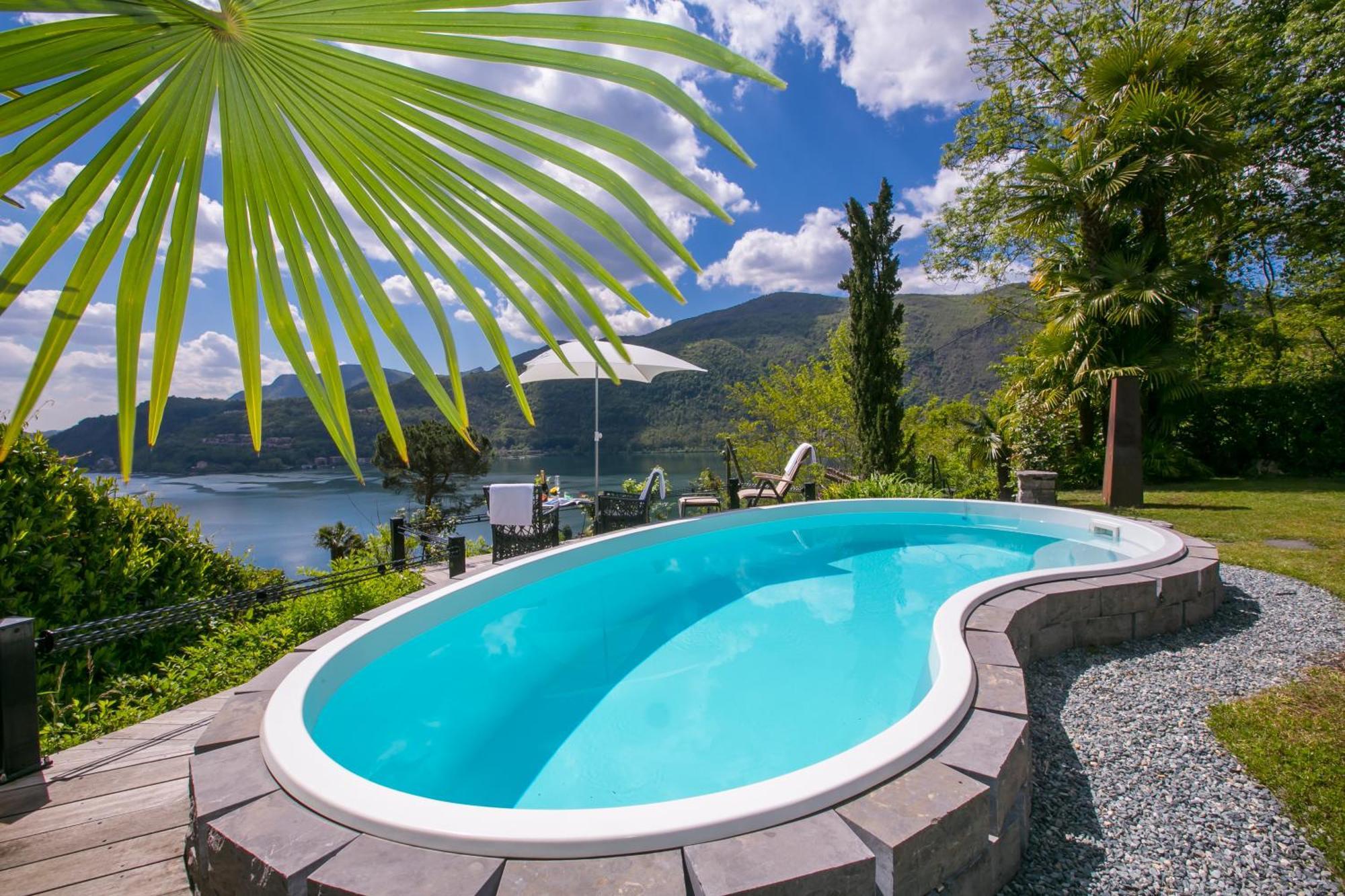 Morcote Magic View - Happy Rentals Eksteriør billede